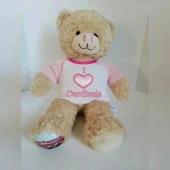 Build-A-Bear Other - 2010 Busch Stadium MLB St Louis Cardinals Build A Bear Brown Bear Plush Stuffed